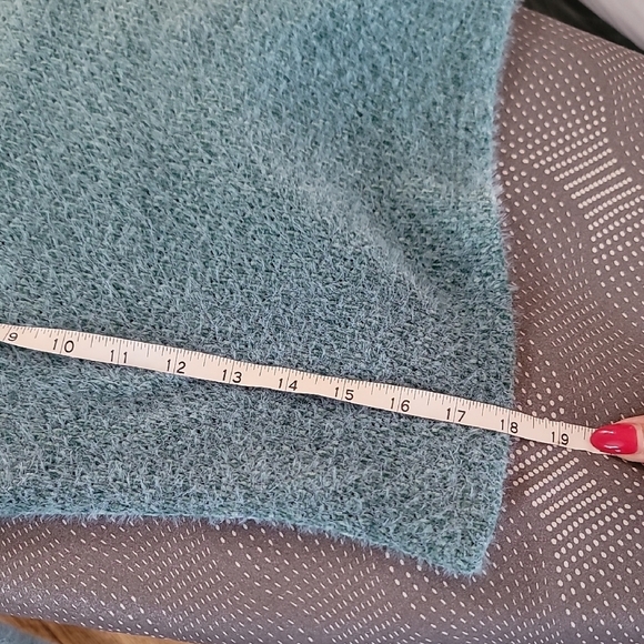 Altar'd State Teal Textured Sweater - Picture 10 of 10